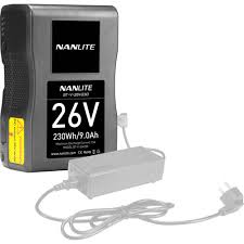  Nanlite 230Wh 26V V-Mount Li-Ion Battery0