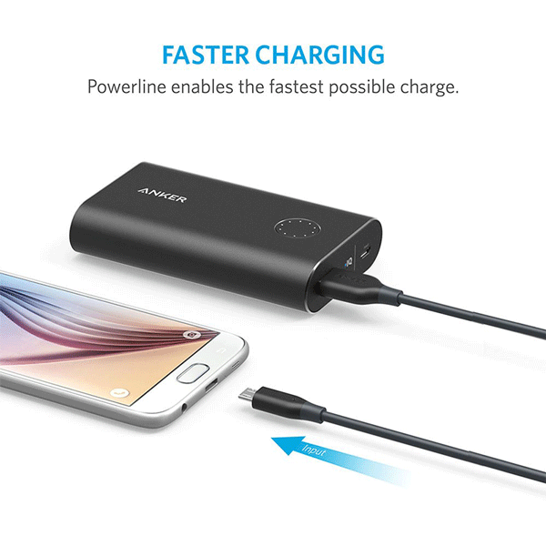 Anker PowerLine Micro USB 3ft Micro-USB B USB A Black2