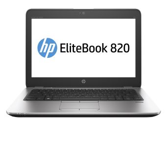 HP EliteBook 820 G4 12.5 HD, Core i5-7200U 2.5GHz, 16GB RAM, 256GB Solid State Drive, Windows 10 Pro 64Bit, CAM, No Touch