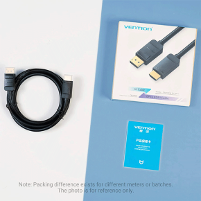 Vention DP to HDMI Cable 2M Black0