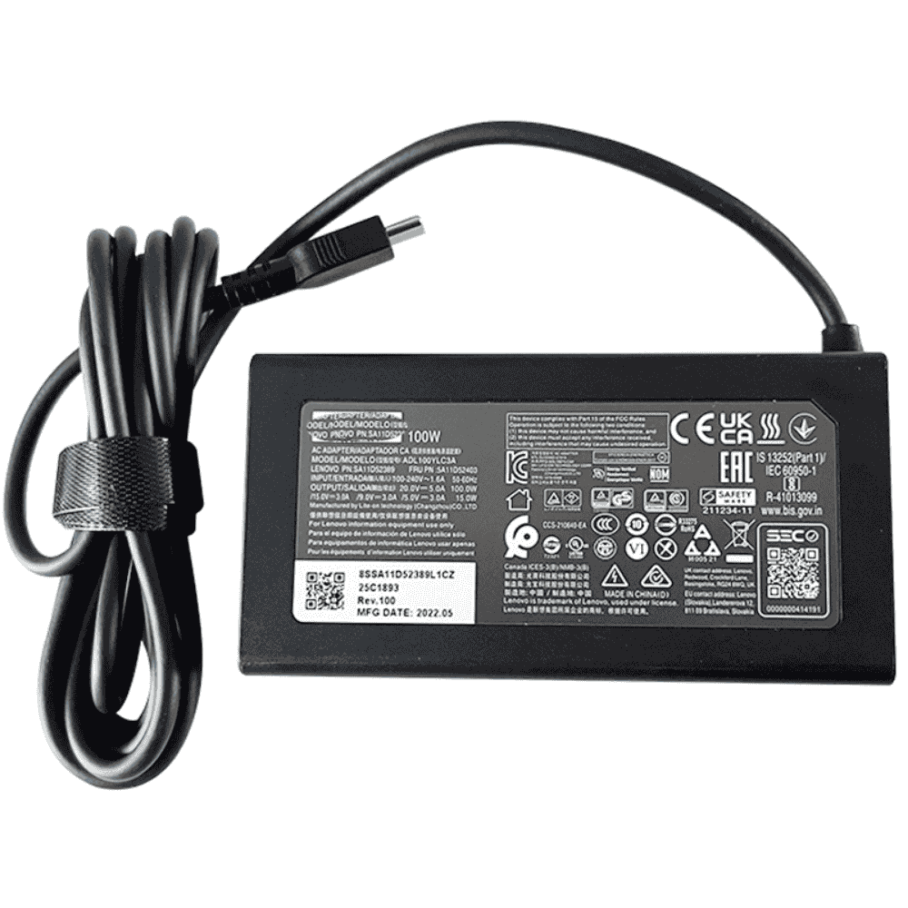 Charger for Lenovo ThinkBook Plus USB-C 100W 20V 5A2