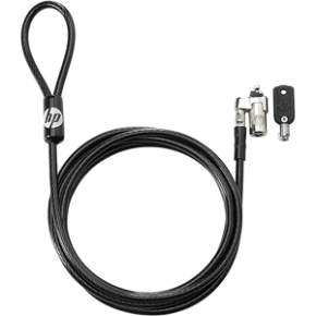 HP Keyed Cable Lock 10mm Black (T1A62AA)