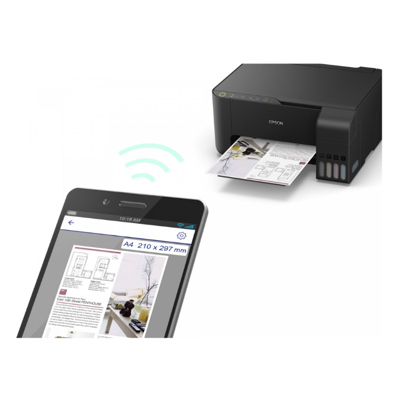 Epson EcoTank L3150 Wi-Fi All-in-One Ink Tank Printer (Black)0