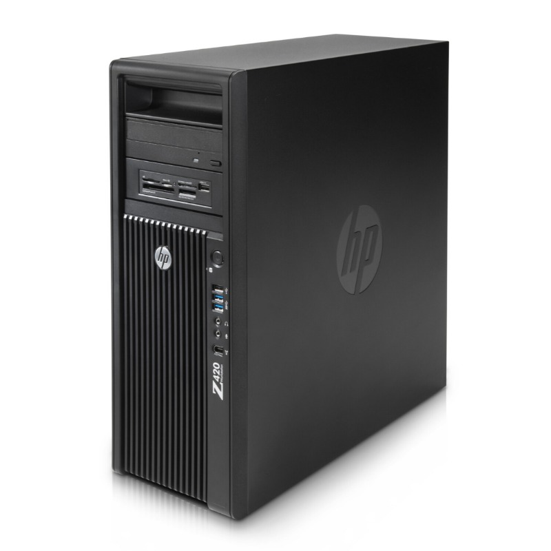 HP Z420 Workstation, Quad Core Xeon CPU upto 3.8GHz CPU, 8GB DDR3 RAM, 1TB HDD, Win10 Pro,  Nvidia Quadro Graphics Card2