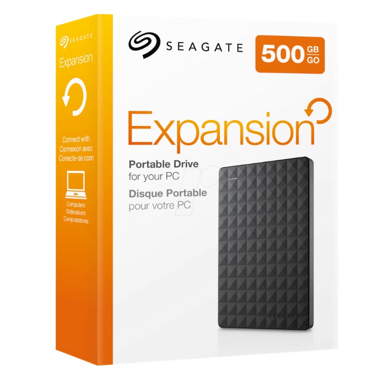 Seagate 500GB Expansion Portable External Hard Drive USB 3.0 Model STEA500400 Black4