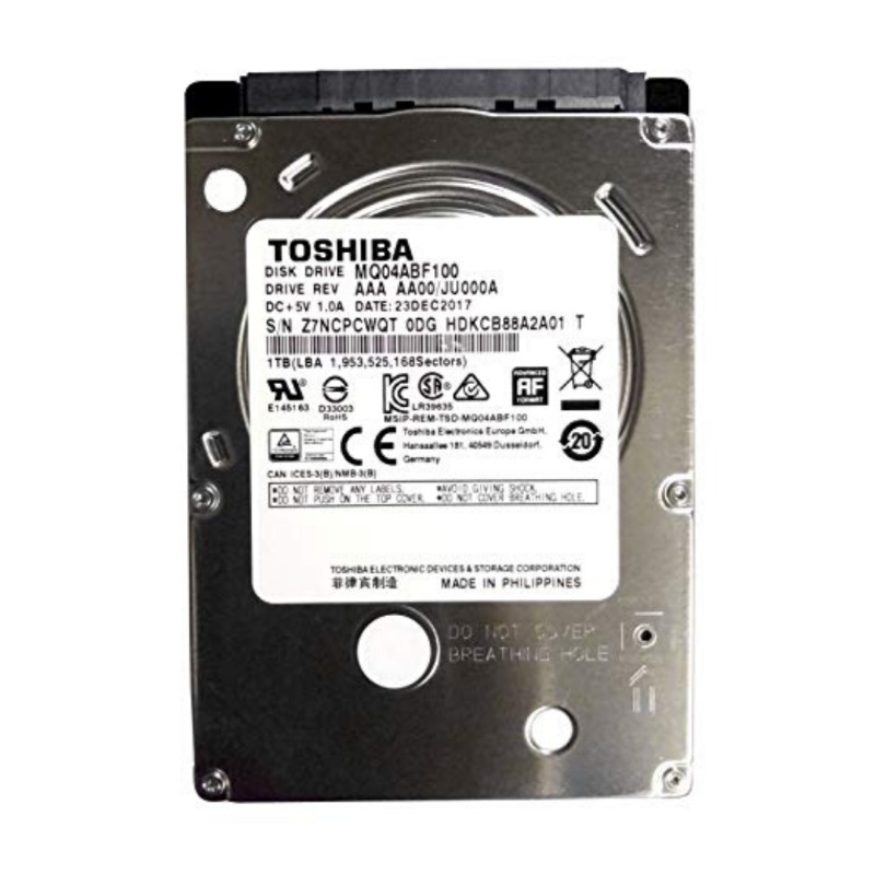 Toshiba 1TB 2.5 inch 7mm 5400rpm SATA Hard drive2