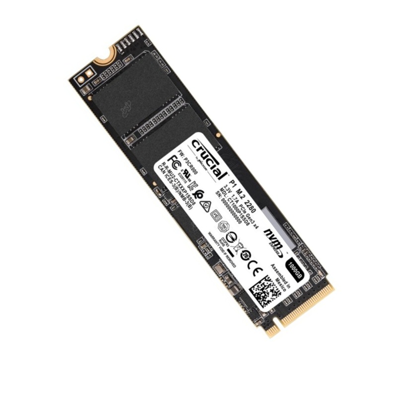Crucial P1 1TB NVMe M.2 PCIe 3D NAND SSD CT1000P1SSD80