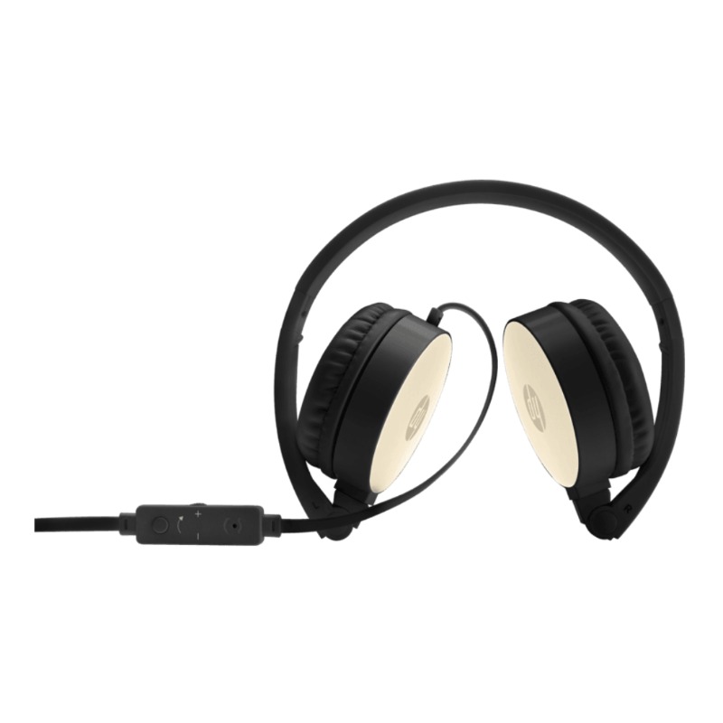 HP Stereo Headset H2800 (Black w. Silk Gold)2