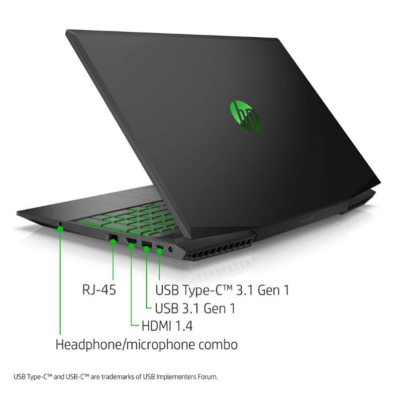 HP Pavilion Gaming 15, Intel Core i5-8300H Processor, NVIDIA GeForce GTX 1050 , 8 GB RAM, 1 TB hard drive , Windows 10 3