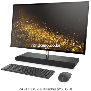 HP Envy 27-Inch All-in-One Computer, Intel Core i7-8700T, NVIDIA GeForce GTX 1050, 16GB RAM, 1TB Hard Drive, 256GB SSD, Windows 103