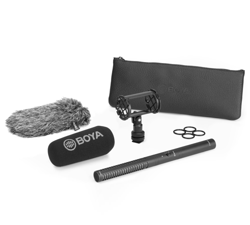 Boya BY-PVM3000S Shotgun microphone for DSLs & smartphones2