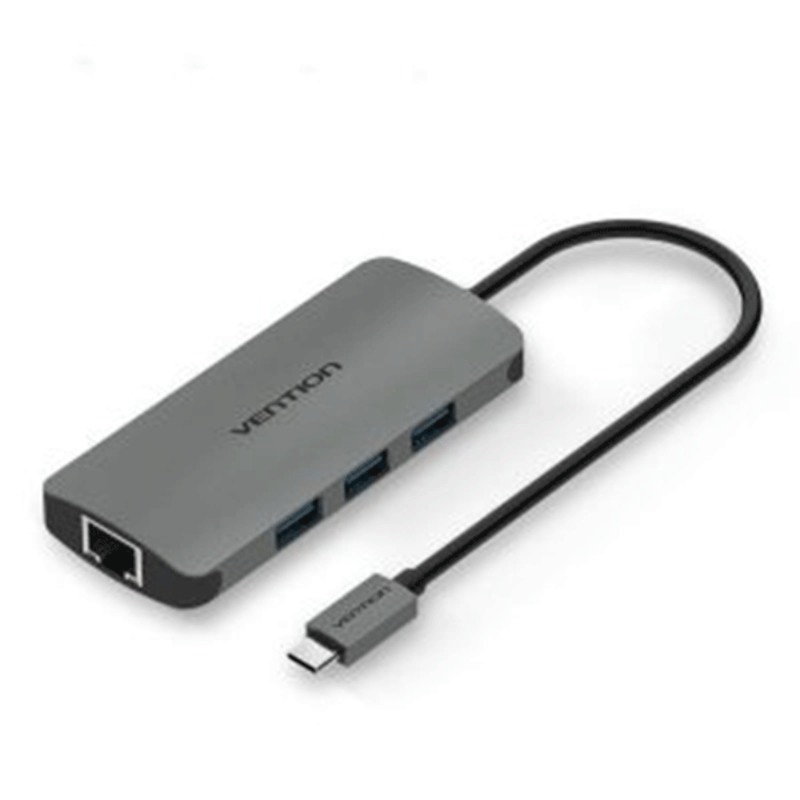 VENTION USB 3.0 TO USB 3.0 HUB (3 PORTS) WITH GIGABIT ETHERNET ADAPTER2