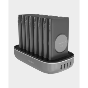 Powerology 8 in 1 Power Bank Station with Built-In Lightning and Type-C Cable4