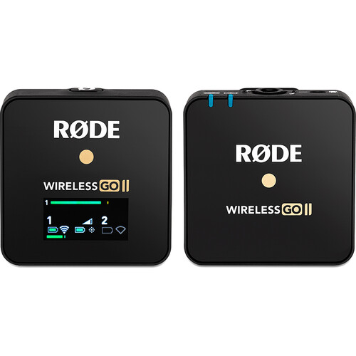 Rode Wireless GO II Single Compact Mic. (2.4 GHz, Black)3