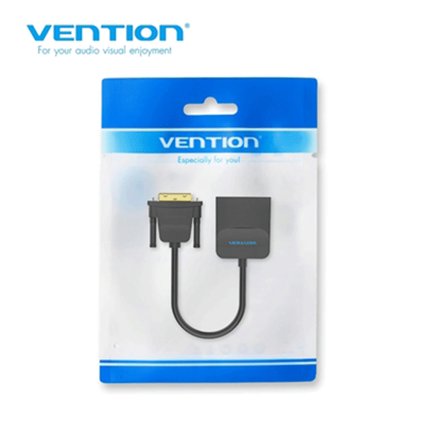 Vention DVI to VGA Converter 0.15M Black Metal Type - EBBBB2