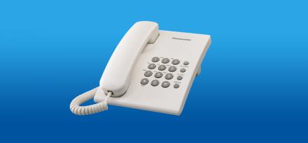 Panasonic KX-TS500 Single Line Corded Telephone0