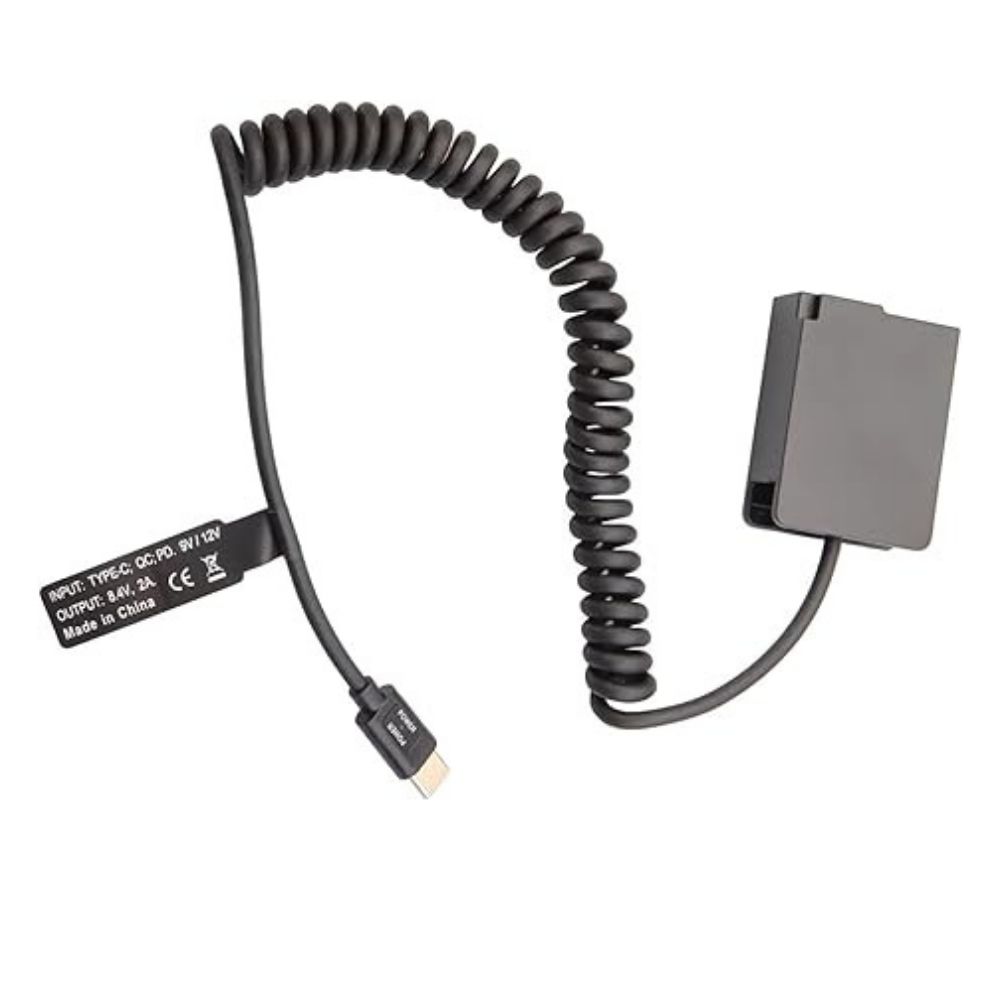 Caisi DMW‑BLC12 Type‑C Dummy Battery Adapter Kit