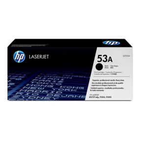 HP 53A Black Original LaserJet Toner Cartridge- Q7553A0