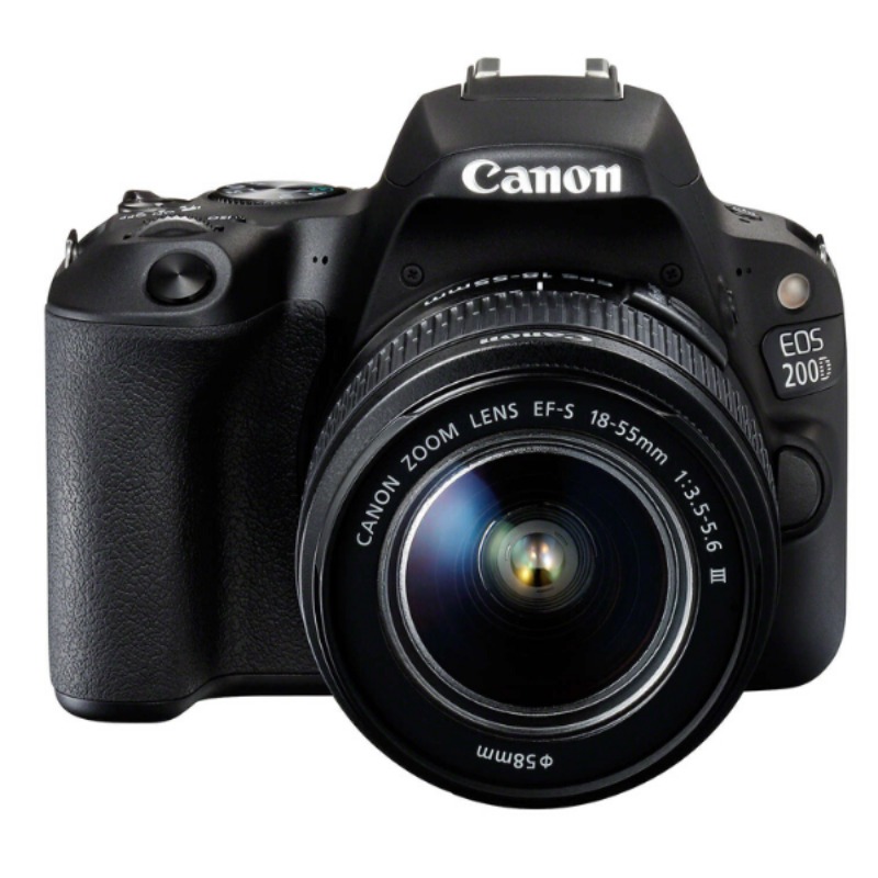 Canon EOS 200D 24.2MP 18-55mm Bluetooth NFC Wi-Fi DSLR Camera