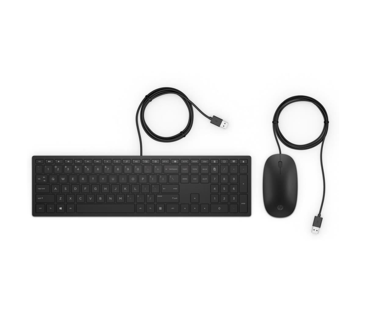 HP USB Pavilion (4CE97AA) Wired Keyboard and Mouse 400