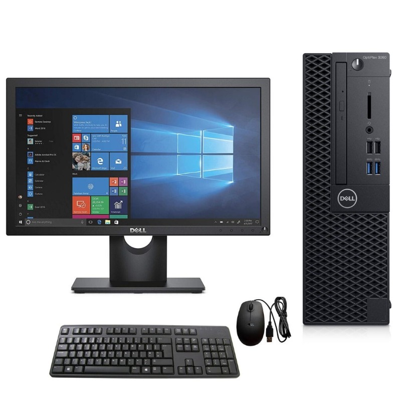 Dell OptiPlex 3060 Tower Desktop PC - Core i5-8500 / 4GB RAM / 1TB HDD / DVD-RW Drive / Win 10 Pro