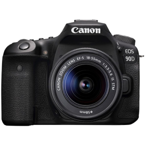 Canon EOS 90D DSLR with 18-55mm lens0