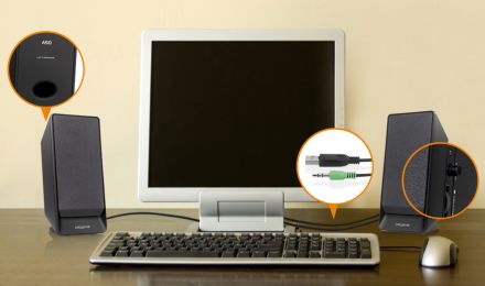 Creative A35 USB-powered 2.0 Desktop Speakers0