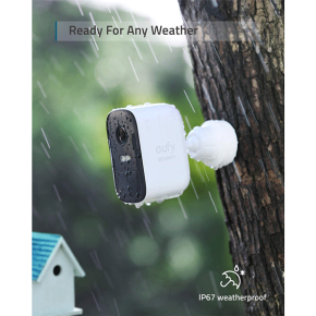 eufy Security, eufyCam 2C Wireless Home Security Camera System, 180-Day Battery Life, HD 1080p, IP67 Weatherproof, Night Vision, Compatible with Amazon Alexa, 3-Cam Kit, No Monthly Fee0