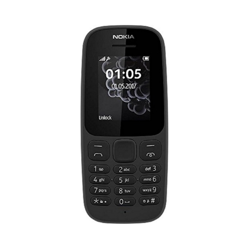 Nokia 105 Single SIM, 2019, Wireless FM Radio, Mobile Phone