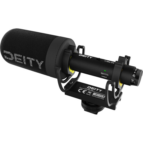 Deity Microphones V-Mic D4 Hybrid Analog/USB Camera-Mount Shotgun Microphone0