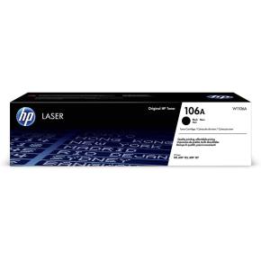 HP 106A Black Original Laser Toner Cartridge- W1106A0