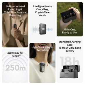 DJI Mic 2 2-Person Compact Digital Wireless Microphone System4