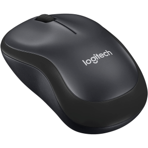 Logitech Wireless Mouse Silent M220 - Charcoal - 910-004878	3