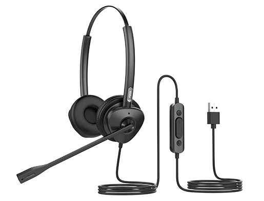 Fanvil HT302-U USB Wired Headset – Dual-Ear HD Audio0