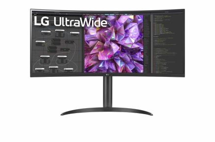LG 34'' Curved UltraWide™ QHD Monitor(3440 x 1440) resolution-34WQ75C-B2