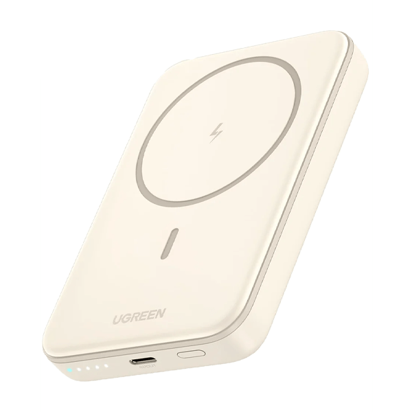 UGREEN 20W 10000mAh Magnetic Wireless Power Bank Beige – UG-252080