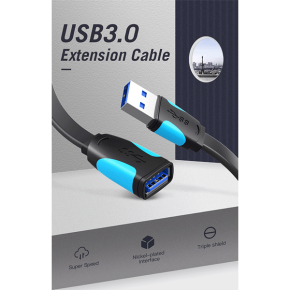 VENTION FLAT USB 3.0 EXTENSION CABLE 3METER0