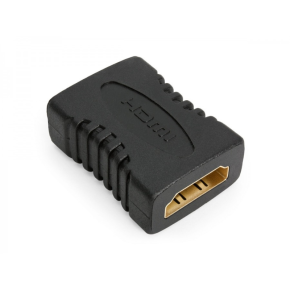 HDMI Female to Female Gold Plated Connector Black