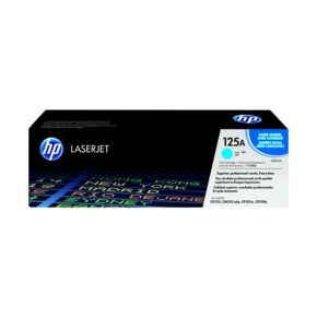 HP 125A Cyan Original LaserJet Toner Cartridge- CB541A0