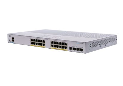 CISCO Business CBS350-24P-4G-UK-1 24-PORT GIGABIT POE Switch managed with 4 SFP- CBS350-24P-4G-UK0