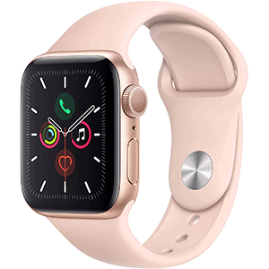 Apple Watch Series 4 (GPS, 44MM) - Gold Aluminum Case with Pink Sand Sport Band