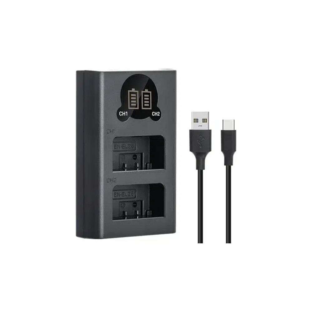 Caisi CS‑LP‑E6 Dual Battery Charger