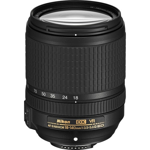 Nikon AF-S DX NIKKOR 18-140mm f/3.5-5.6G ED VR Lens0