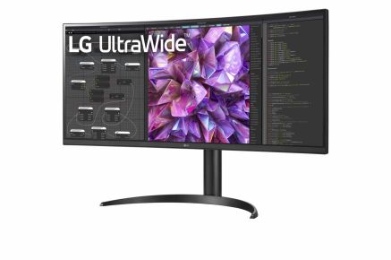 LG 34'' Curved UltraWide™ QHD Monitor(3440 x 1440) resolution-34WQ75C-B3