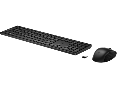 HP 650 Wireless Keyboard and Mouse Combo - Black - 4R013AA0