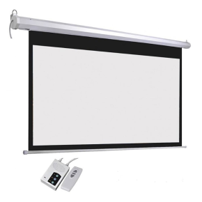 Auto Electric Projector Screen 243 x 243cm (96 by 96 inches)0