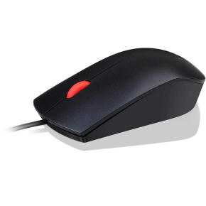 Lenovo Essential USB Mouse – Black – 4Y50R20863