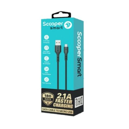Scooper Smart SDT-04M Micro USB Cable 1m 2.1A3