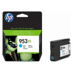 HP 953XL High Yield Cyan Original Ink Cartridge- F6U16AE