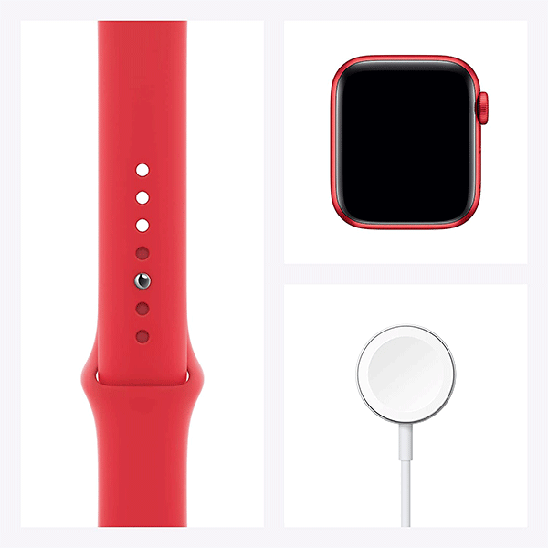 New Apple Watch Series 6 (GPS, 40mm) - (Product) RED - Aluminum Case with (Product) REDï»¿ - Sport Band4
